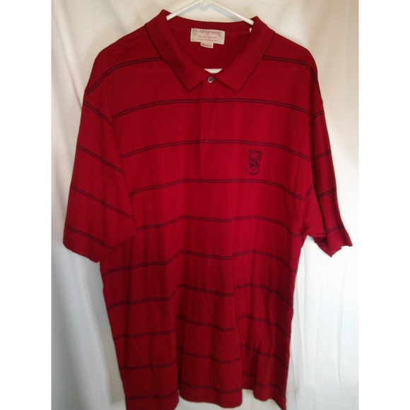Vintage Tom Morris‎ St Andrews Polo Shirt Striped Golf Casual XXL - Picture 1 of 3